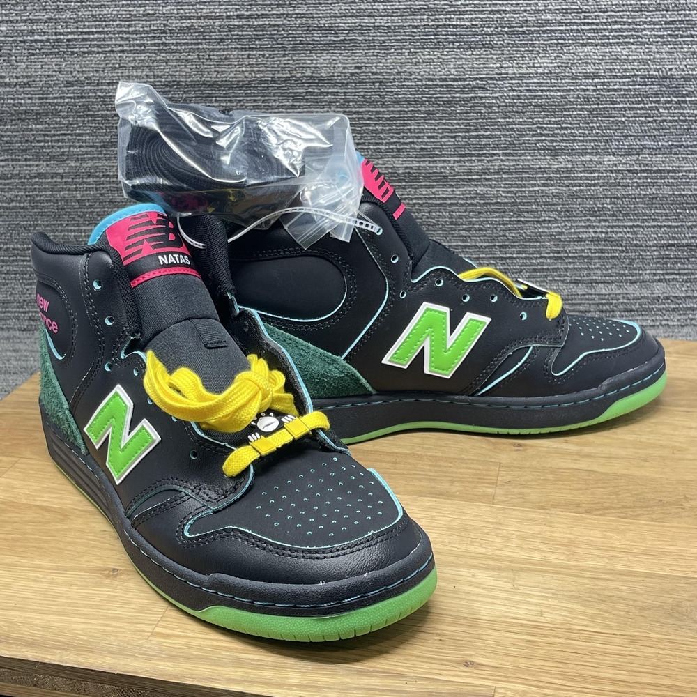 New Balance Numeric 480 x Natas Kaupas Shoes Men 8 Black High Top Skate NM480HSN - Picture 8 of 13